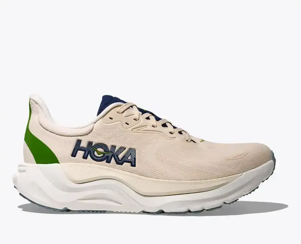 HOKA Arahi 8 Alabaster Birch - Men's Road Running Shoes & Trainers - front view