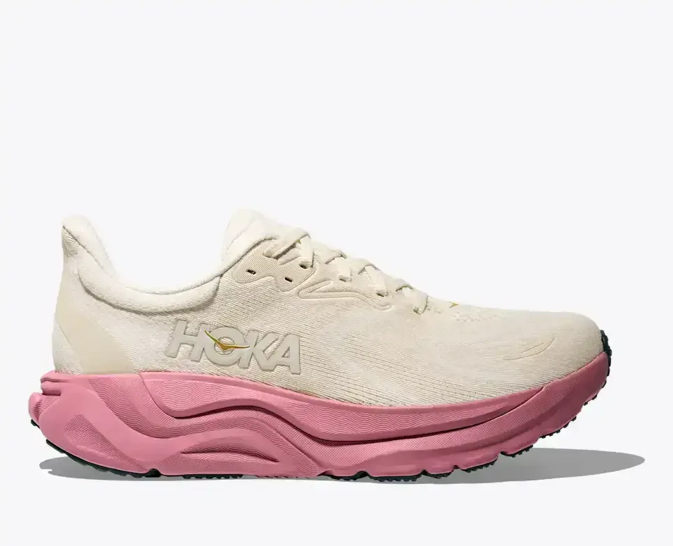 HOKA Arahi 8 Alabaster Lingonberry (Women’s) - Road Running Shoes - front view