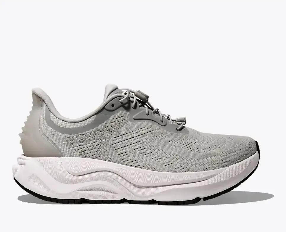 HOKA Arahi SR Stellar Grey White (Women’s) - Walking Shoes & Boots - front view