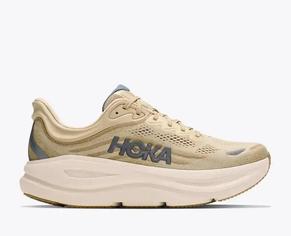 HOKA Bondi 9 Barley Flour Barley - Men's Road Running Shoes & Trainers - front view