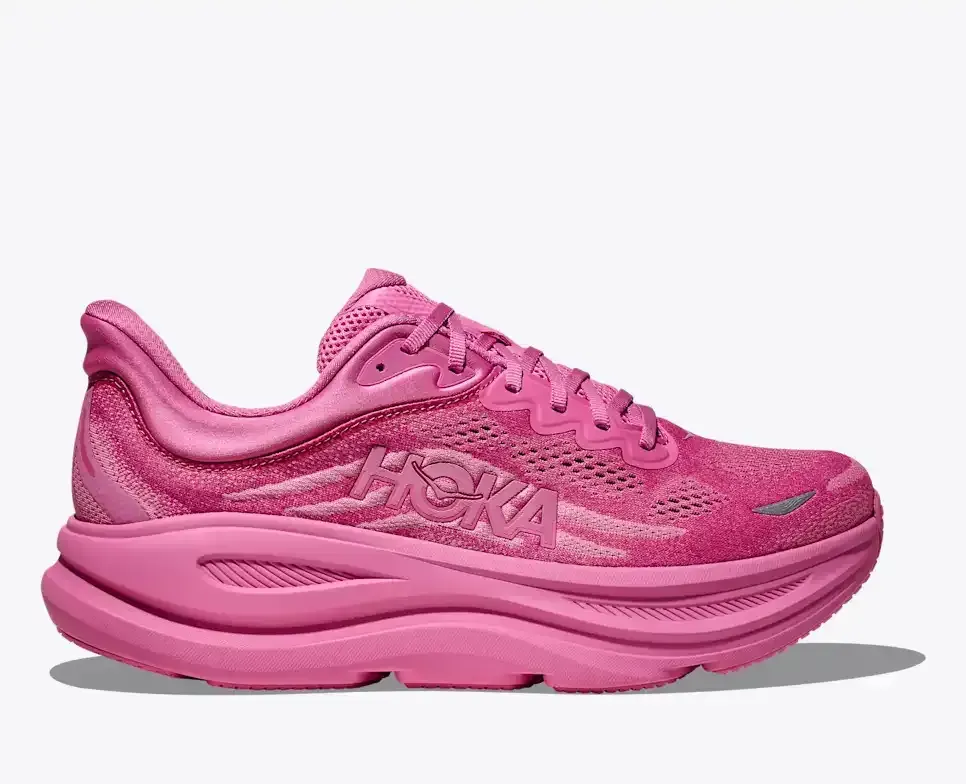 HOKA Bondi 9 Crabapple - Men's Road Running Shoes & Trainers - front view