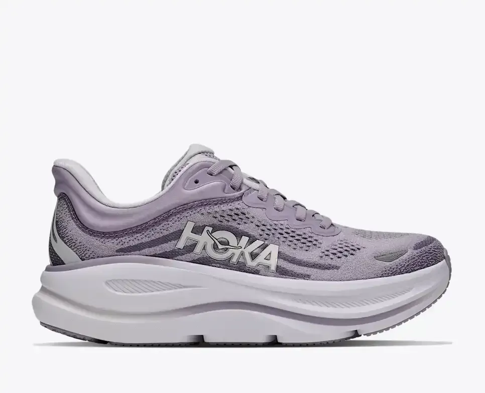 HOKA Bondi 9 Mellow Lilac Purple Fog (Women’s) - Road Running Shoes - front view