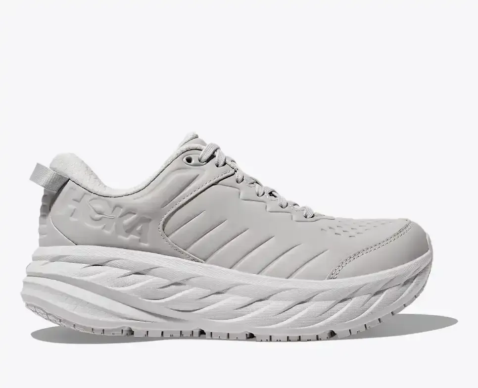 HOKA Bondi SR Harbor Mist Lunar Rock (Women’s) - Walking Shoes & Boots - front view