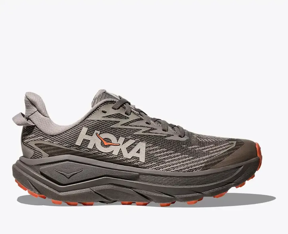 HOKA Challenger 8 GORE-TEX Cement Gravel (Women’s) - Trail Running Shoes - front view