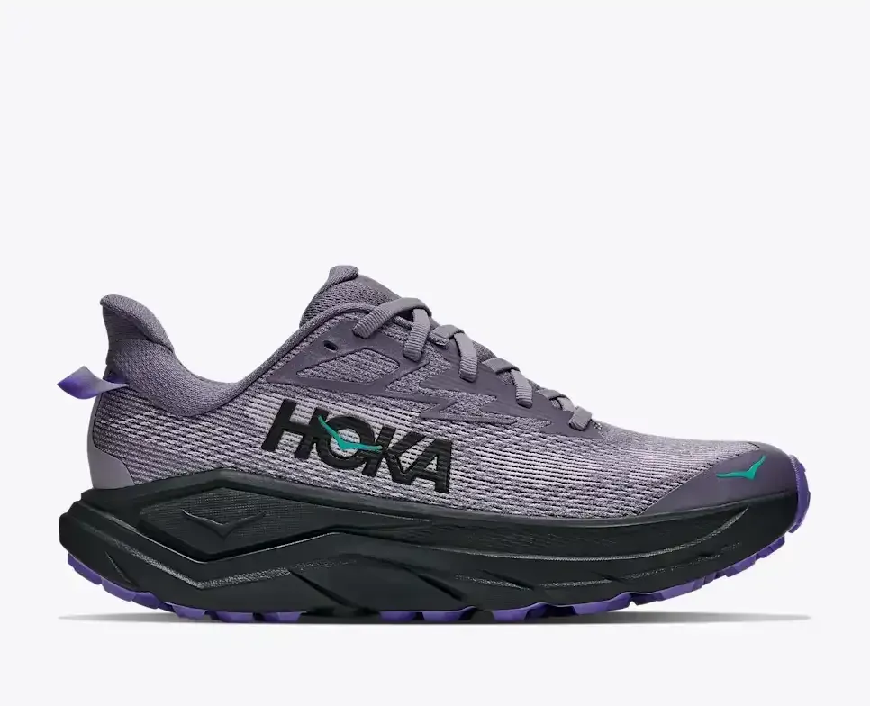 HOKA Challenger 8 Purple Fog Black (Women’s) - Trail Running Shoes - front view