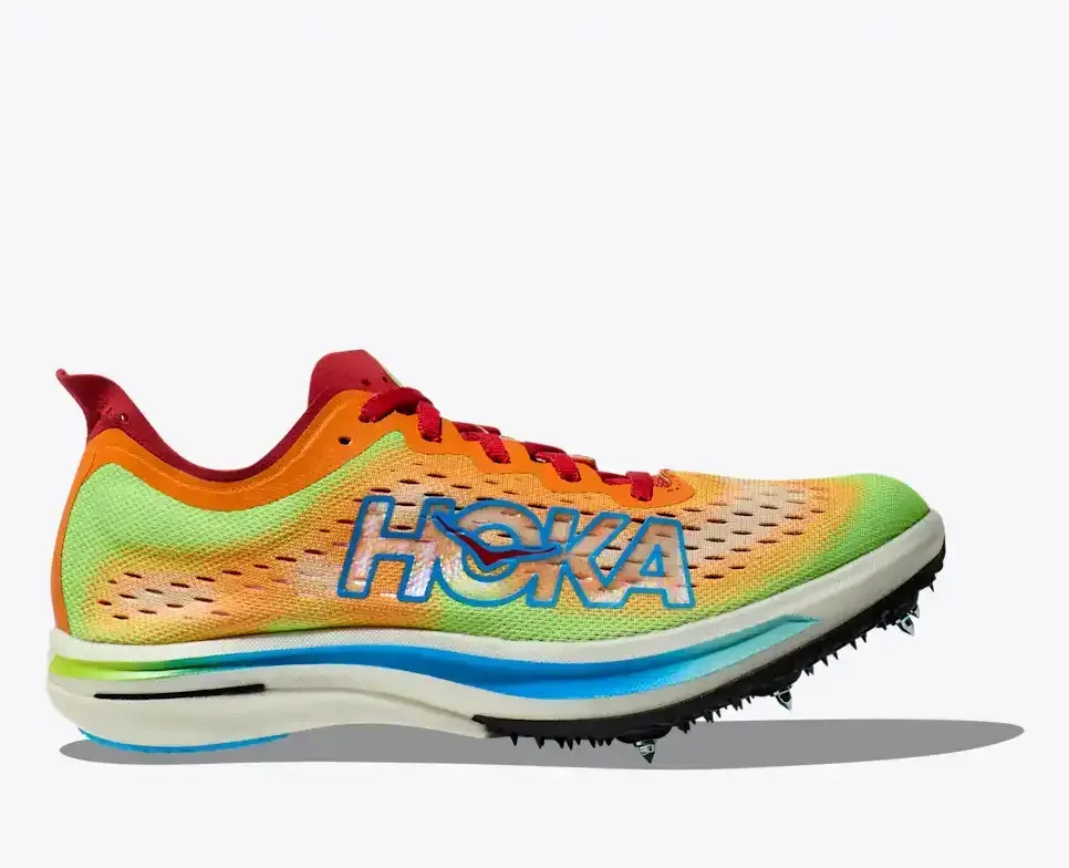 HOKA Cielo FLYX Solar Flare Cerise - Men's Running Shoes & Trainers - front view