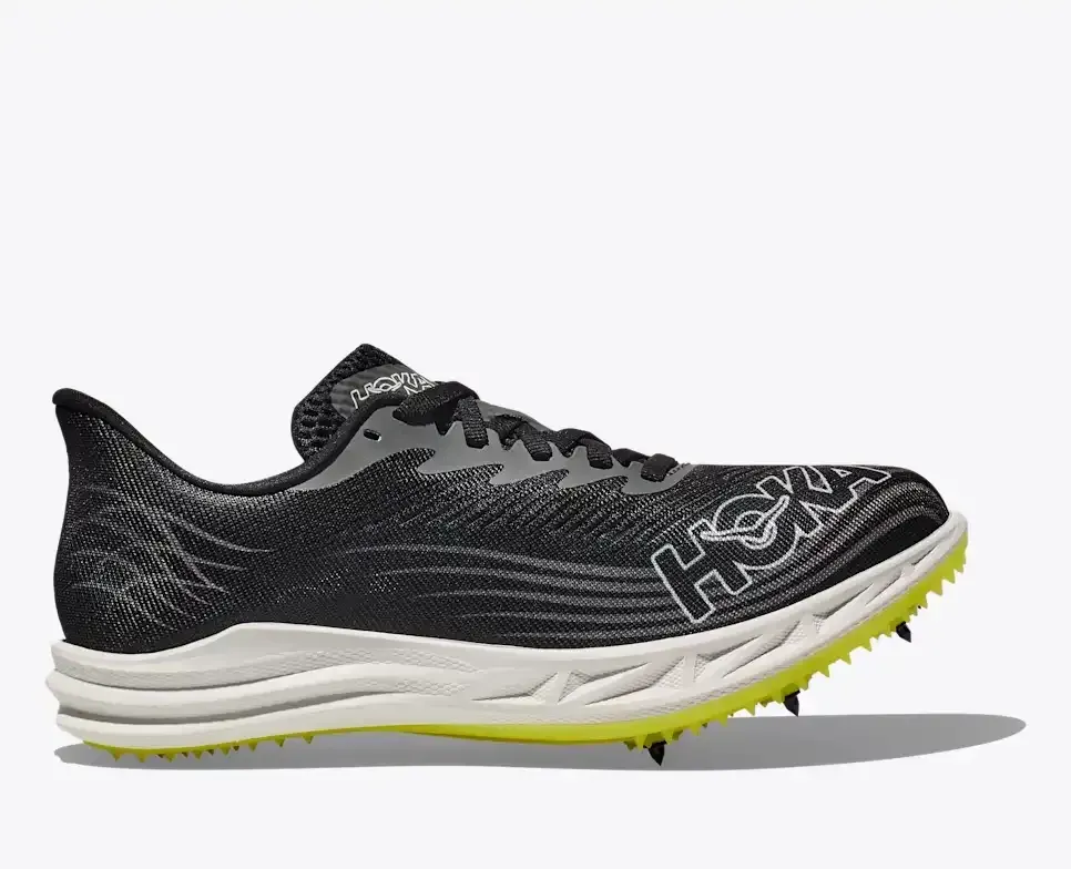 HOKA Crescendo MD 2 Black White - Men's Running Shoes & Trainers - front view