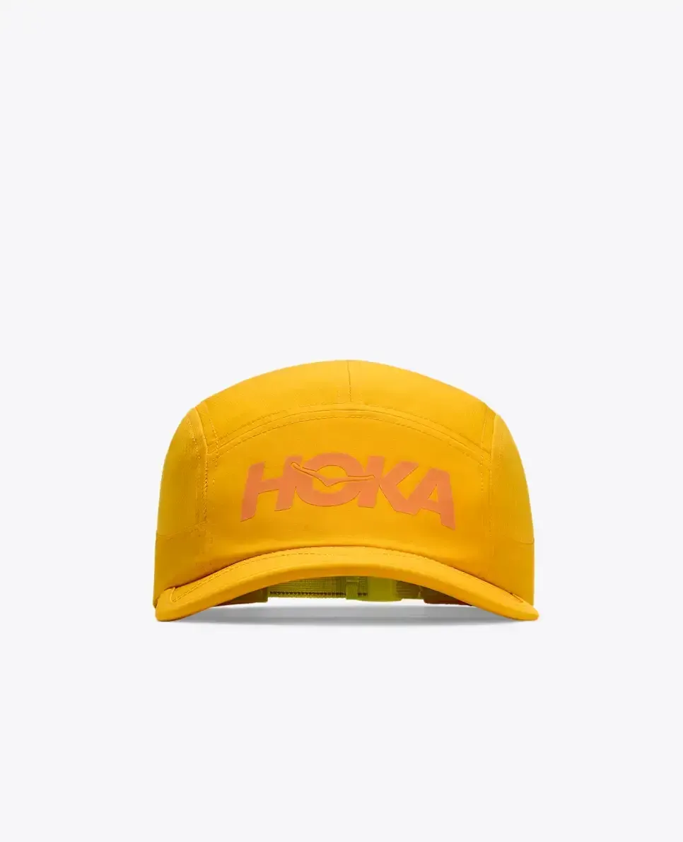 HOKA Hoka Run Hat Egg Yolk - Men's HOKA Exclusives - front view