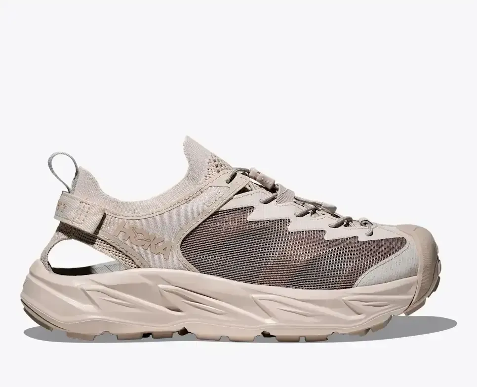 HOKA Hopara 2 Stucco Putty - Hiking Boots & Shoes - front view