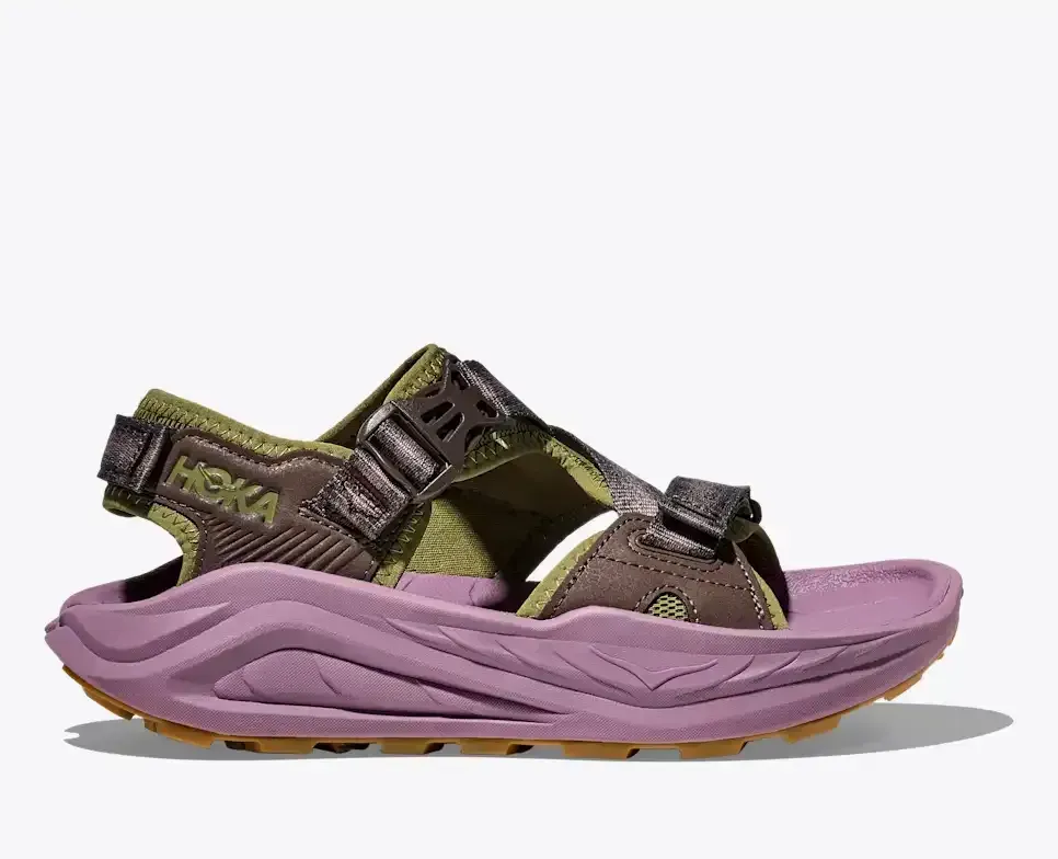 HOKA Infini Hike TC Walnut Plum Jam (Women’s) - Hiking Boots & Shoes - front view