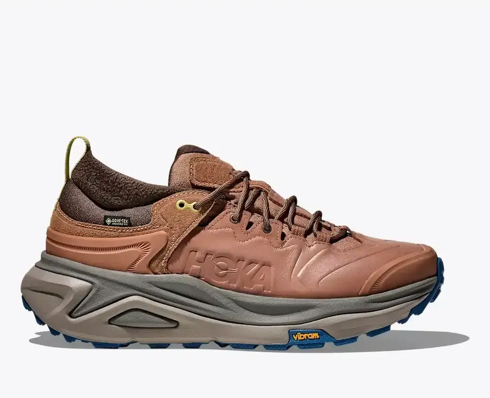 HOKA Kaha 3 Low GORE-TEX Maple Gravel - Hiking Boots & Shoes - front view