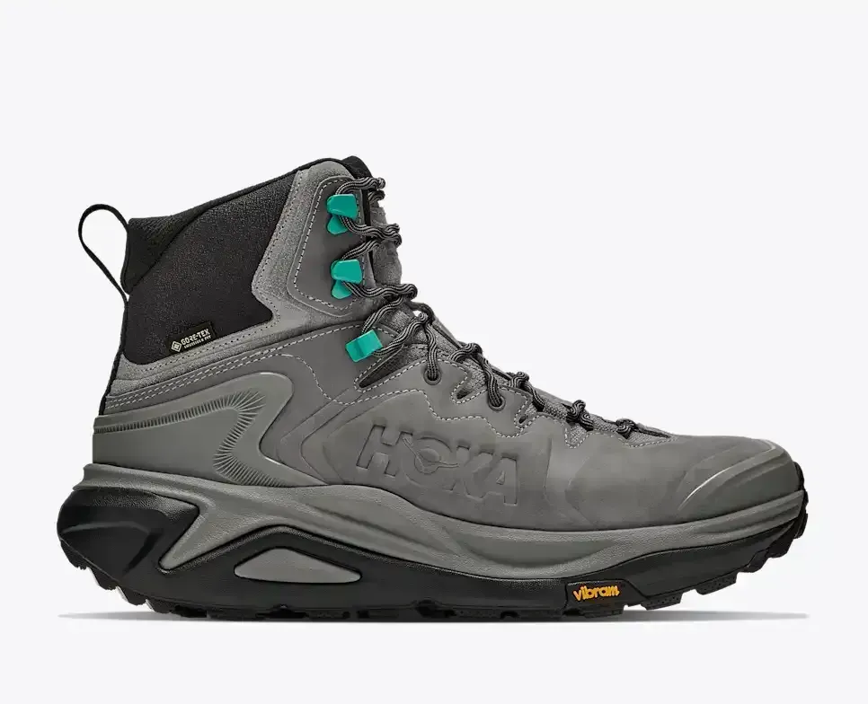 HOKA Kaha 3 Mid GORE-TEX Asteroid Grey - Hiking Boots & Shoes - front view