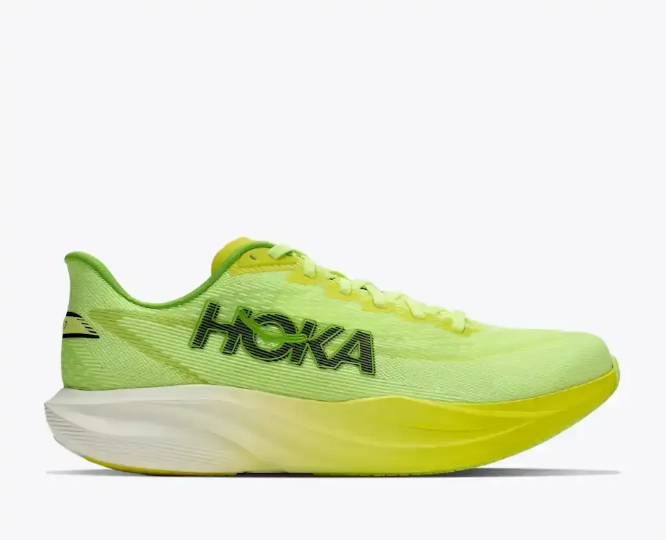 HOKA Mach 7 Neon Yuzu Citrus (Women’s) - Road Running Shoes - front view
