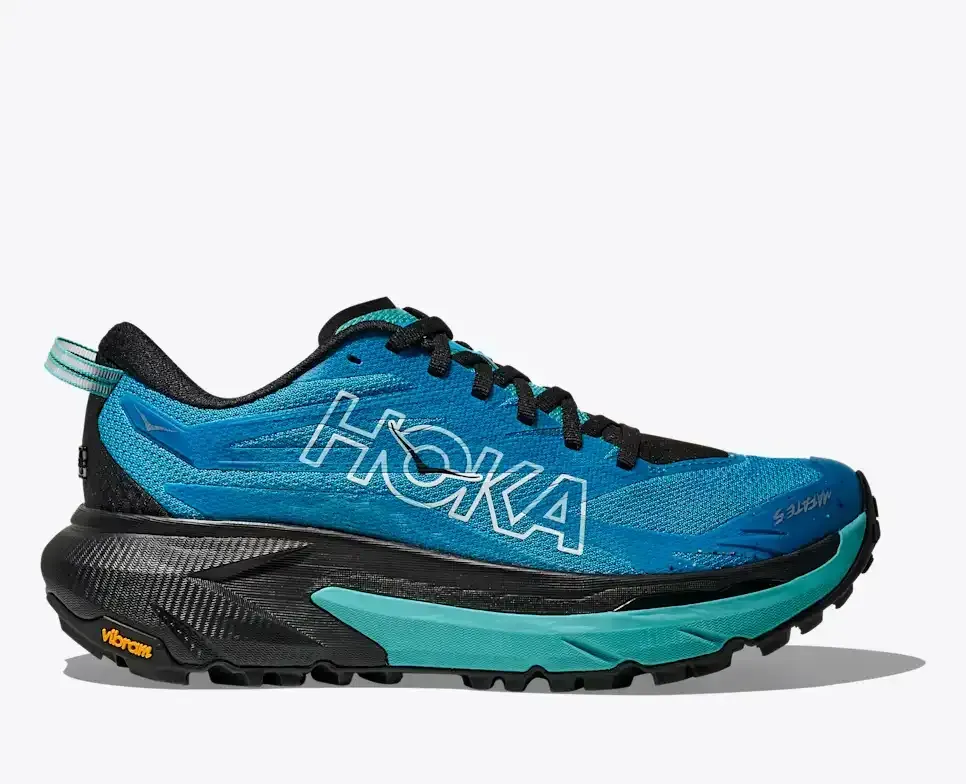 HOKA Mafate 5 Skyward Blue Black (Women’s) - Women's Running Shoes - front view