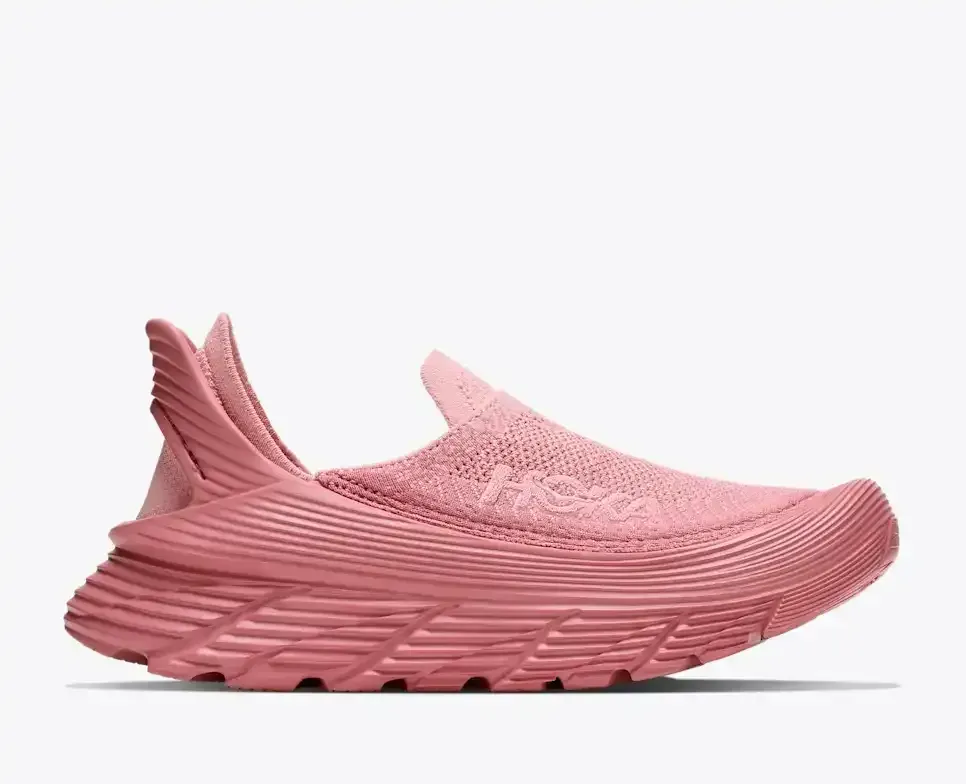 HOKA Restore TC Dewy Pink Rose Garden Pink - Men's Running Shoes & Trainers - front view
