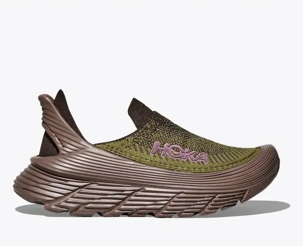 HOKA Restore TC Wild Rye Date Syrup - Men's Running Shoes & Trainers - front view