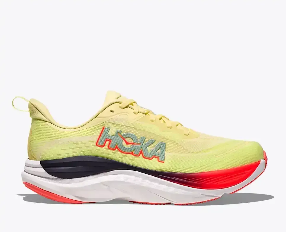 HOKA Skyflow Sunlight Neon Yuzu - Men's Running Shoes & Trainers - front view