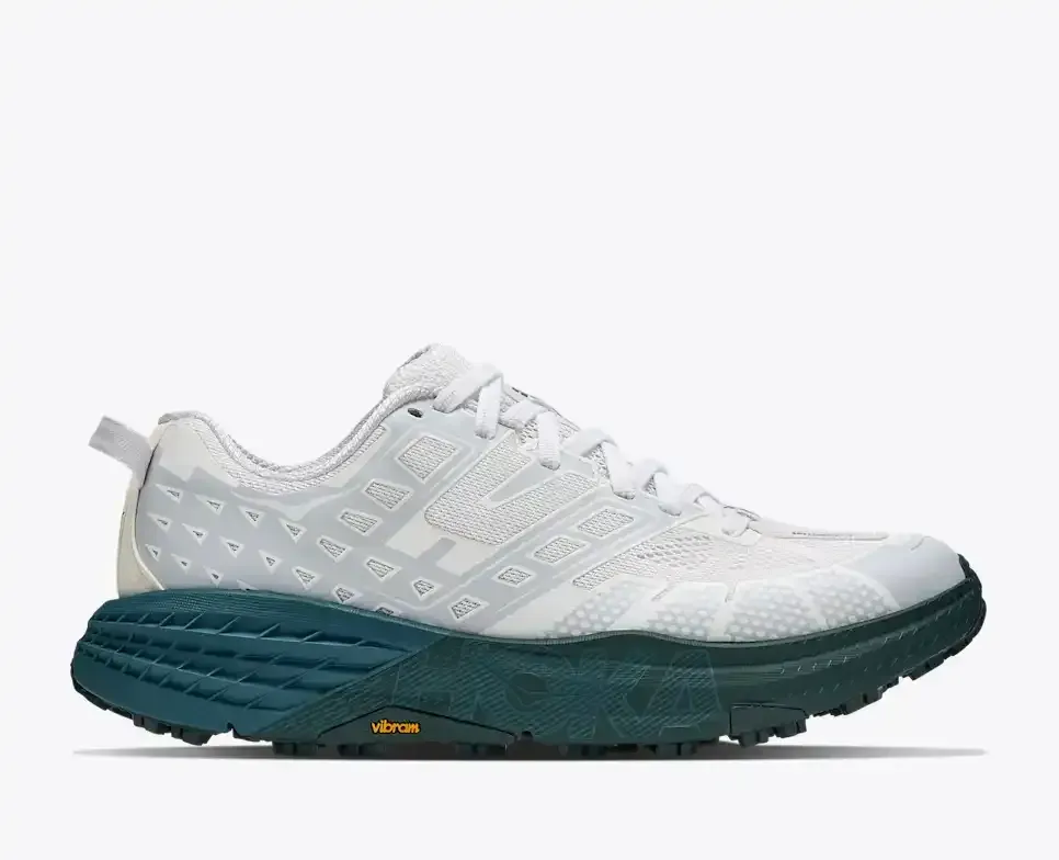HOKA Speedgoat 2 Osmic Grey Bay Leaf - Men's Running Shoes & Trainers - front view