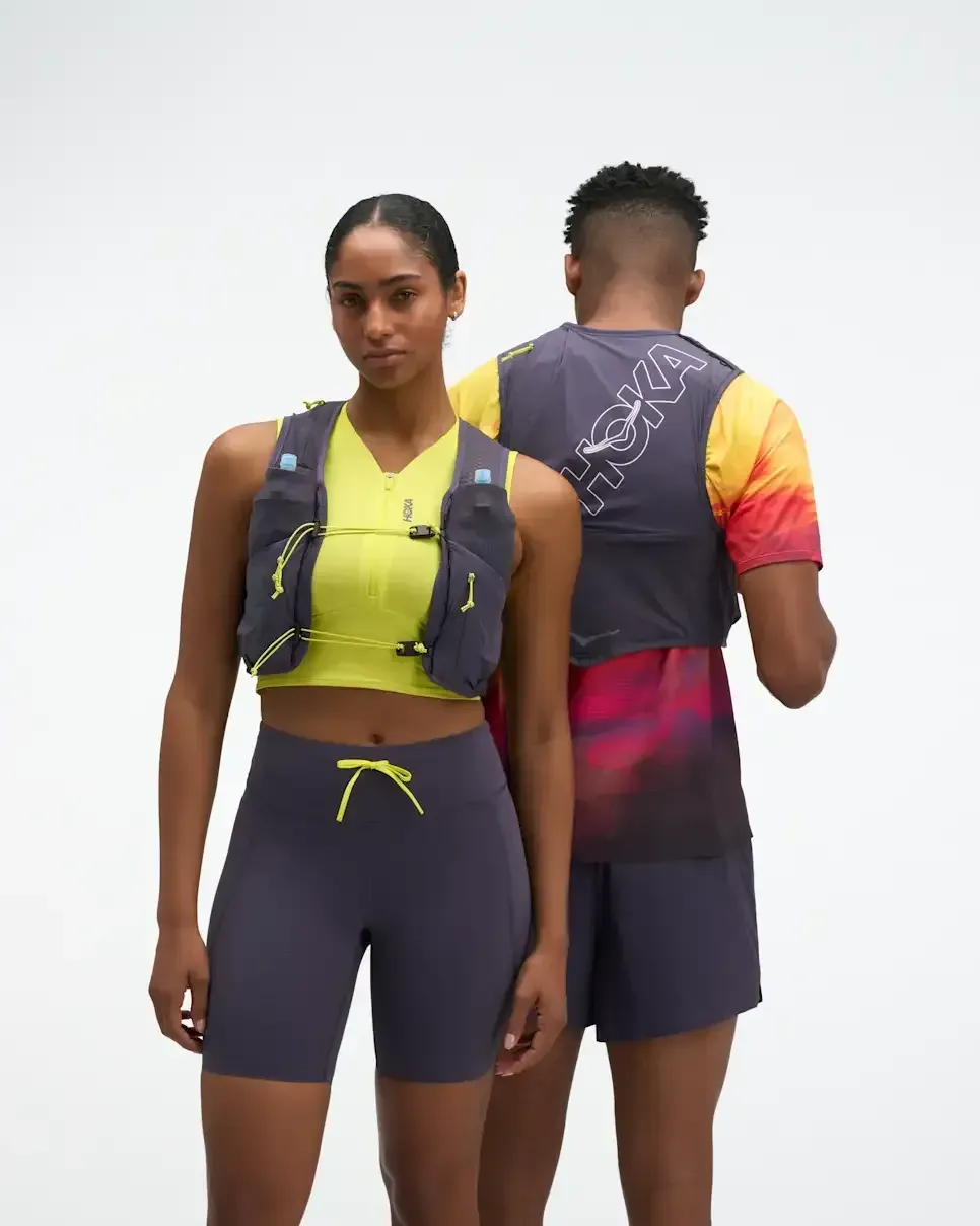 HOKA Trail Run Vest 8L Squid Ink - Men's Athletes Kit - front view