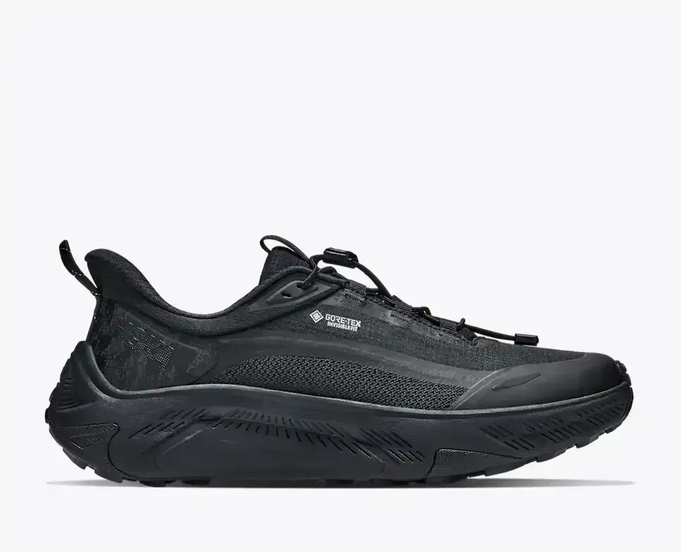 HOKA Transport 2 GORE-TEX Black (Women’s) - Hiking Boots & Shoes - front view