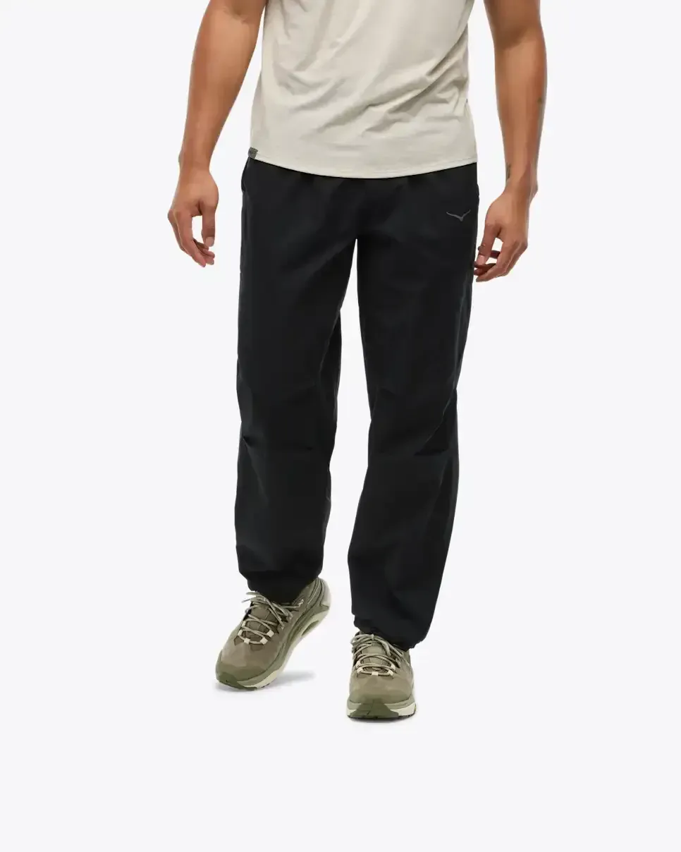 HOKA Woodland Hike Pant Black - Men's HOKA Exclusives - front view
